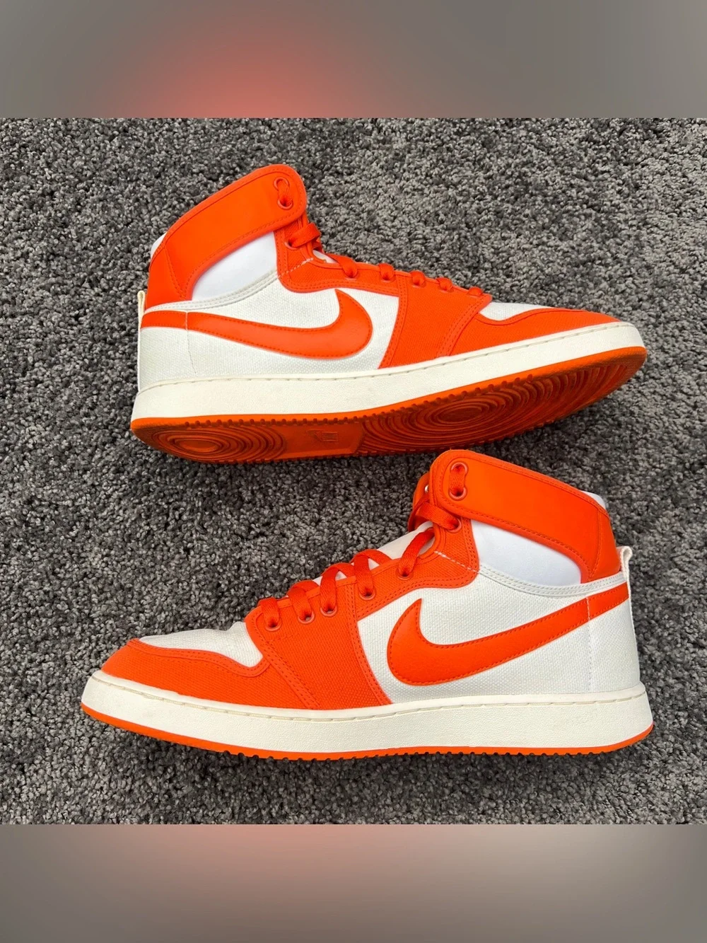 Jordan 1 Retro AJKO Shoes Men’s Size 12.5 Rush Orange White Syracuse DO5047-801